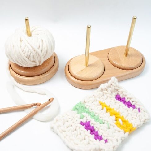 FantasyDay Race Wooden Crochet Yarn Holder Sewing Thread Organizer, Yarn Storage for Crochet Yarn Ball Knitting & Crochet Supplies in Kuwait