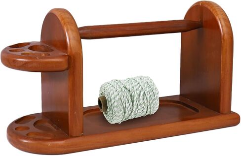 FantasyDay Race Wooden Crochet Yarn Holder Sewing Thread Organizer, Yarn Storage for Crochet Yarn Ball Knitting & Crochet Supplies in Saudi Arabia