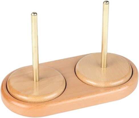 FantasyDay Race Wooden Crochet Yarn Holder Sewing Thread Organizer, Yarn Storage for Crochet Yarn Ball Knitting & Crochet Supplies in Kuwait