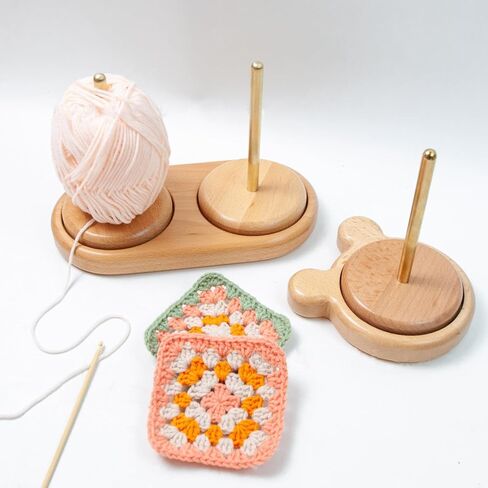 FantasyDay Race Wooden Crochet Yarn Holder Sewing Thread Organizer, Yarn Storage for Crochet Yarn Ball Knitting & Crochet Supplies in Kuwait