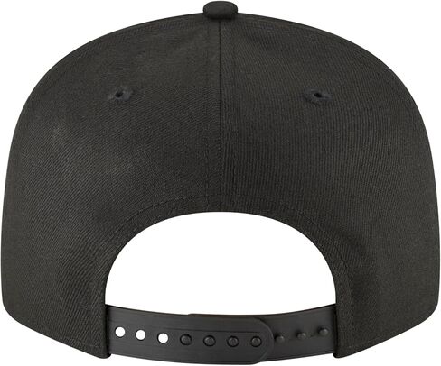 قبعة New Era NFL 9FIFTY باللون الأسود على الأسود قابلة للتعديل مقاس واحد يناسب الجميع (الولايات المتحدة، ألفا، مقاس واحد، لوس أنجلوس رامز) in Kuwait