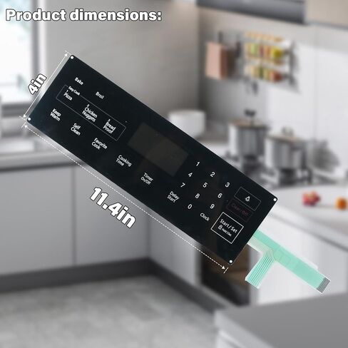 DG34-00025A استبدال لوحة اللمس غشاء التبديل لفرن سامسونج، استبدال AP5800759، PS8764897 in Kuwait