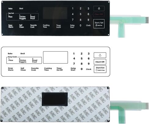 DG34-00025A استبدال لوحة اللمس غشاء التبديل لفرن سامسونج، استبدال AP5800759، PS8764897 in Kuwait