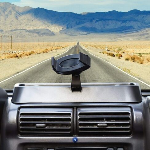 Hoolcar Interior Phone Holder Radio Holder Multi-Functional Walkie Talkie Cell Phone Mount Bracket for 1997-2006 Jeep Wrangler TJ, Black in Saudi Arabia