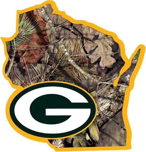 Siskiyou NFL unisex State Decal w/Mossy Oak Camo in Saudi Arabia