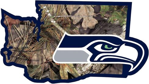 Siskiyou NFL unisex State Decal w/Mossy Oak Camo in Saudi Arabia