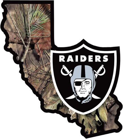 Siskiyou NFL unisex State Decal w/Mossy Oak Camo in Saudi Arabia