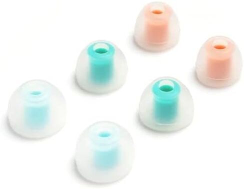 Linsoul DUNU Candy Silicone Eartips S/M/L (3pairs) Bore Size 4.6mm/Single Flange for Earphone Nozzle Diameter from 4.6mm-5.5mm (S/M/L- Each Size 1 Pair) in Saudi Arabia
