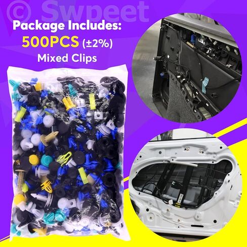 705 قطعة من Swpeet 705 قطعة من صامولة السيارة الأوتوماتيكية على شكل حرف U مع مشابك تثبيت عالمية مختلطة ومسامير ومشابك للجسم التلقائي، مجموعة متنوعة من مسامير ومشابك للمحرك تحت الغطاء ودرع حماية الجسم ومسامير تثبيت ومشابك دفع in Saudi Arabia
