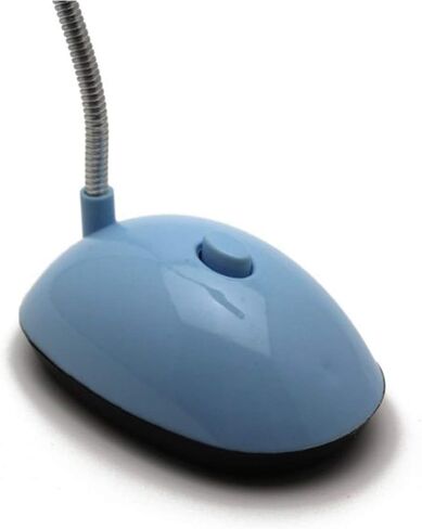 Mini LED Desk Lamp, Portable 4 LED Table Light Study Eye-Caring Table Reading Lights Button Control for Reading Relaxation Bedtime(Blue) in Saudi Arabia