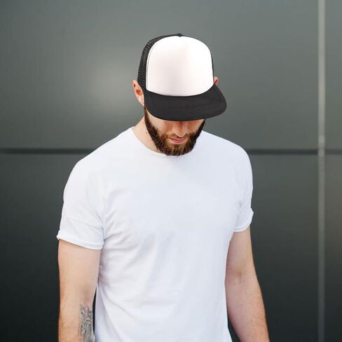 7 حزمة Snapback قبعة فارغة التسامي شقة بيل قبعة سائق الشاحنة الهيب هوب شبكة الظهر قبعة بيسبول للرجال النساء in Kuwait