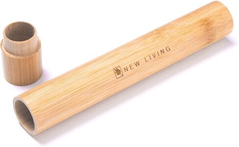 Bamboo Toothbrush Holder | Bamboo Carry Case | Biodegrade Eco Product | 21cm Natural Product in Saudi Arabia