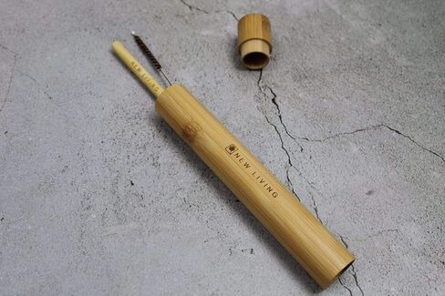 Bamboo Toothbrush Holder | Bamboo Carry Case | Biodegrade Eco Product | 21cm Natural Product in Saudi Arabia
