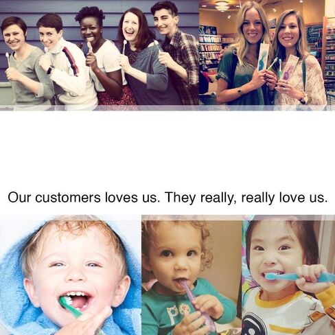 فرشاة أسنان Radius Kids، لليد اليمنى، صفراء، خالية من BPA ومقبولة من ADA، مصممة للأسنان واللثة الحساسة، للأطفال من سن 6 سنوات فما فوق in Saudi Arabia