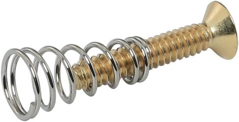 2PCS 6-32X3/4 inch Gold Stainless Steel Single Coil Pickup Mounting Screws and Springs Set for Electric Guitar in Saudi Arabia