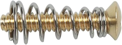 2PCS 6-32X3/4 inch Gold Stainless Steel Single Coil Pickup Mounting Screws and Springs Set for Electric Guitar in Saudi Arabia