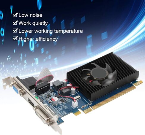بطاقة رسومات Pomya، 2G 64bit DDR3 PCI Express 3.0 بطاقة رسومات فيديو للكمبيوتر المكتبي لشريحة AMD، API ثلاثية الأبعاد لـ DirectX11، بطاقة رسومات الألعاب للكمبيوتر in Saudi Arabia
