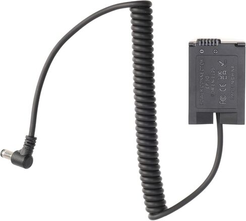 قابس ذكر DC إلى EN-EL25 بطارية وهمية EP-5G DC مقرنة محول الطاقة كابل زنبركي سلك ملفوف لكاميرا Nikon Z50، Z30، Zfc بدون مرآة in Saudi Arabia