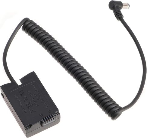 قابس ذكر DC إلى EN-EL25 بطارية وهمية EP-5G DC مقرنة محول الطاقة كابل زنبركي سلك ملفوف لكاميرا Nikon Z50، Z30، Zfc بدون مرآة in Saudi Arabia