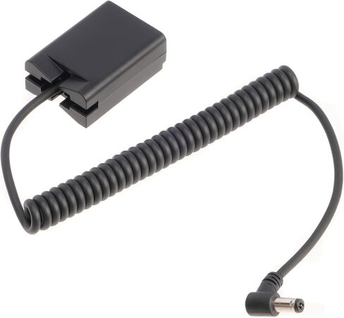 قابس ذكر DC إلى EN-EL25 بطارية وهمية EP-5G DC مقرنة محول الطاقة كابل زنبركي سلك ملفوف لكاميرا Nikon Z50، Z30، Zfc بدون مرآة in Saudi Arabia