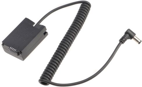 قابس ذكر DC إلى EN-EL25 بطارية وهمية EP-5G DC مقرنة محول الطاقة كابل زنبركي سلك ملفوف لكاميرا Nikon Z50، Z30، Zfc بدون مرآة in Saudi Arabia