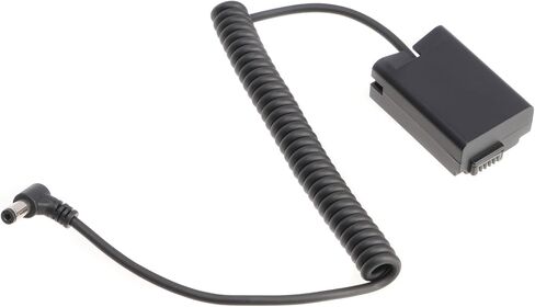 قابس ذكر DC إلى EN-EL25 بطارية وهمية EP-5G DC مقرنة محول الطاقة كابل زنبركي سلك ملفوف لكاميرا Nikon Z50، Z30، Zfc بدون مرآة in Saudi Arabia