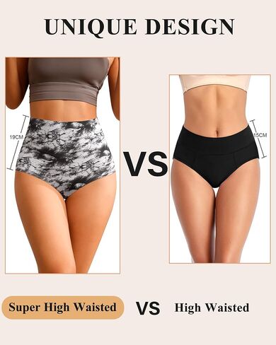 K-CHEONY سوبر عالية الخصر ملابس داخلية بيكيني بدون خياطة للنساء لا تظهر سراويل صفيق تمتد ملخصات تنفس باردة in Kuwait