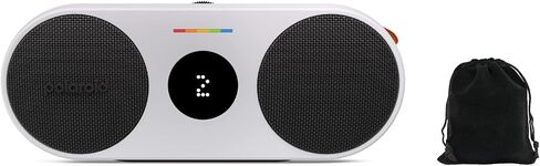 Polaroid P2 Portable Bluetooth Speaker with NFC, Dual Stereo Pairing, 20W RMS Power, Carry Strap, Clip-On, AUX Input, Wireless Music Player, Black, W/Pouch and Extra 6ft USB-C to USB-C Cable in Saudi Arabia
