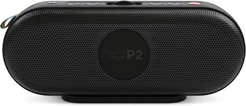 Polaroid P2 Portable Bluetooth Speaker with NFC, Dual Stereo Pairing, 20W RMS Power, Carry Strap, Clip-On, AUX Input, Wireless Music Player, Black, W/Pouch and Extra 6ft USB-C to USB-C Cable in Saudi Arabia