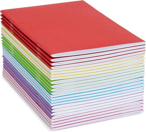 Paper Junkie 24 Pack Unlined Notebooks for Students, Blank Books for Kids to Write Stories and Draw, A5 Sketchbooks (5.5 x 8.5 In) in Saudi Arabia