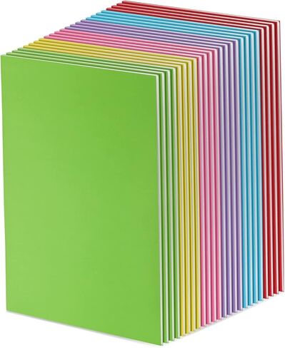 Paper Junkie 24 Pack Unlined Notebooks for Students, Blank Books for Kids to Write Stories and Draw, A5 Sketchbooks (5.5 x 8.5 In) in Saudi Arabia