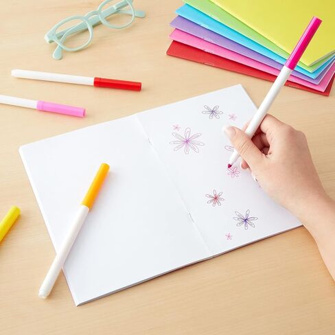 Paper Junkie 24 Pack Unlined Notebooks for Students, Blank Books for Kids to Write Stories and Draw, A5 Sketchbooks (5.5 x 8.5 In) in Saudi Arabia