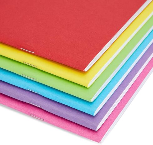 Paper Junkie 24 Pack Unlined Notebooks for Students, Blank Books for Kids to Write Stories and Draw, A5 Sketchbooks (5.5 x 8.5 In) in Saudi Arabia