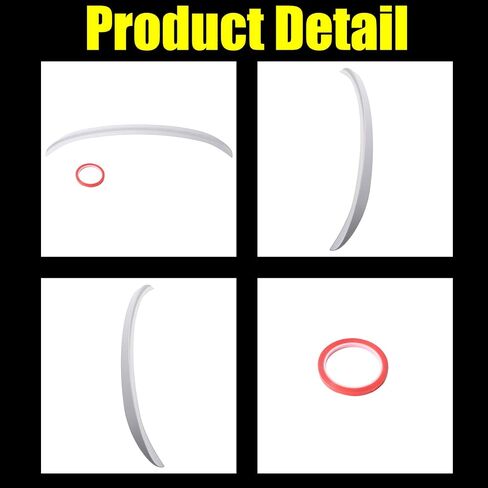 WFLNHB Rear Trunk Wing Spoiler Unpainted Replacement for 2014-2019 Toyota Corolla 4 Door Sedan 2014 2015 2016 2017 2018 2019 in Saudi Arabia