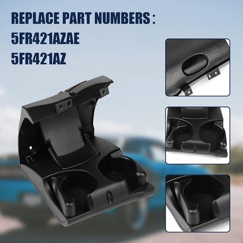 حامل أكواب لوحة أدوات حامل مشروبات متوافق مع دودج رام 1500 1998-2001، رام 2500 3500 1998-2002 حامل أكواب يحل محل 5FR421AZ 5FR421AZAE in Kuwait