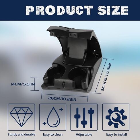 حامل أكواب لوحة أدوات حامل مشروبات متوافق مع دودج رام 1500 1998-2001، رام 2500 3500 1998-2002 حامل أكواب يحل محل 5FR421AZ 5FR421AZAE in Kuwait