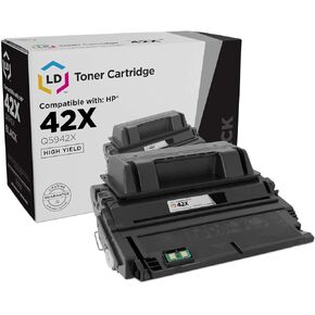 خرطوشة حبر بديلة لمنتجات LD متوافقة مع HP 42X Q5942X عالية الإنتاجية (أسود) متوافقة مع طابعات HP Laserjet / متعددة الوظائف 4250، 4250tn، 4350n، 4250dtn، 4350، 4350tn، 4250dtnsl