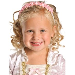 Little Adventures Pink Rose Headband Dress Up Accessory