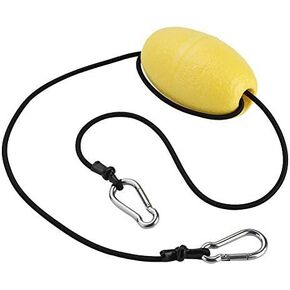 Vbestlife Kayak Drift Anchor, Tow Nylon Rope Flexible Bungee Tow Line with Eva Buoy Steel Clips Kayak Accessory Jackson Kayak Accessories Ancla Kayak