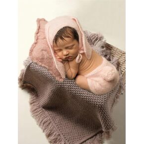 Newborn Baby Photography Props Tassels Blanket Newborn Photo Shoot Picture Mat Props for Boy Girls Infant Background Blanket