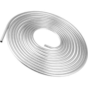 Motoforti Universal Brake Line, 3/8 Car Brake, Metal, Silver Tone, 1 Pcs
