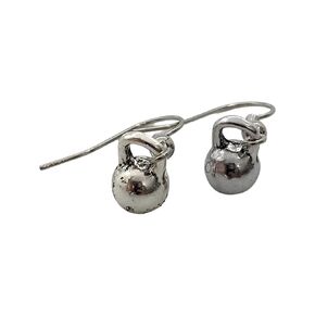 Kettlebell Earrings - Charm Jewelry Gift for Exercise Fitness Woman Girl in Saudi Arabia
