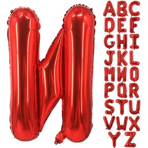 Lovoir 40 Inch Large Red Letter B Balloons Big Size Jumbo Mylar Foil Helium Balloon for Birthday Party Celebration Decorations Alphabet Red B