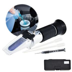 Battery Coolant Refractometer Ethylene Glycol: -60°C ~ 0°C, Propylene Glycol: -50~0°C with ATC for Car Antifreeze Fluid