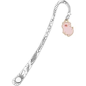 WSNANG Pigs Lover Gift Pig Bookmark Sweet Farm Pig Piggy Gift Animal Bookmark Jewelry for Women Girl (Pig Bookmark)