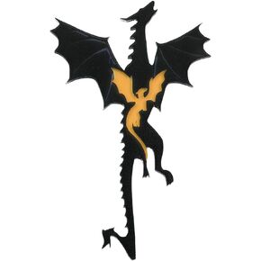 Anime Black Dragon Acrylic Bookmarks - Acrylic Book Mark Collection Birthday Gift for Book Lovers Men Women Teacher Readers Friend Kid Marker Reading (1 Set Dragons)