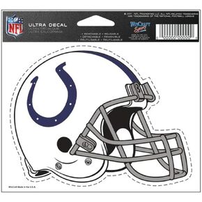 WinCraft Indianapolis Colts Helmet 5" x 6" Multi-Use Decal