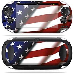 MightySkins Skin Compatible with PS Vita PSVITA Playstation Vita Portable wrap Sticker Skins American Pride