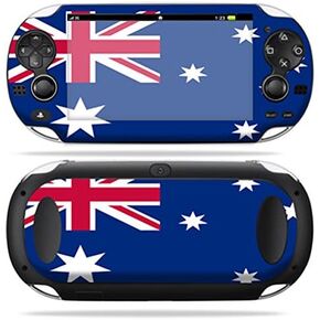 MightySkins Skin Compatible with PS Vita PSVITA Playstation Vita Portable wrap Sticker Skins Australian Flag