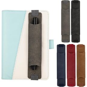 Pen Holder for Notebook, 5Pcs Adjustable Elastic Band Pen Holder, Colorful PU Leather Elastic Book Pen Loop Band Pencil Pouch Pen Sleeve Journal Pencil Holder for Notebooks Planners Binder Book in Kuwait